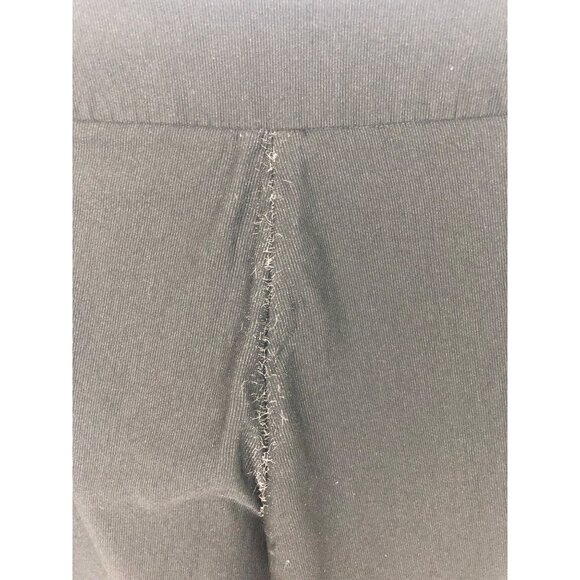 Kate Park Womens Size Small Black Elastic Waist Pull On Dress Pants Raw Hem/Seam - Picture 8 of 12